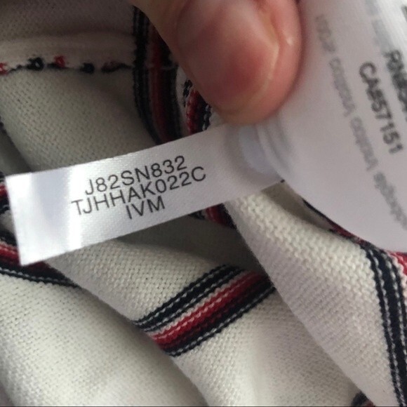 Tommy Hilfiger Stripe Knit Blouse NWT Size Small - Picture 11 of 11